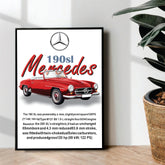 Classic Mercedes 190sl - wall art